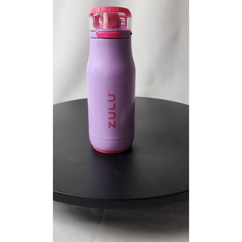 ZULU 12 Oz Insulated STAINLESS STEEL Water Bottle BPA Free LeakProof Tropic Pink